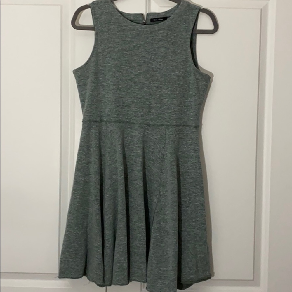 Heather green tunic top- jersey type fabric